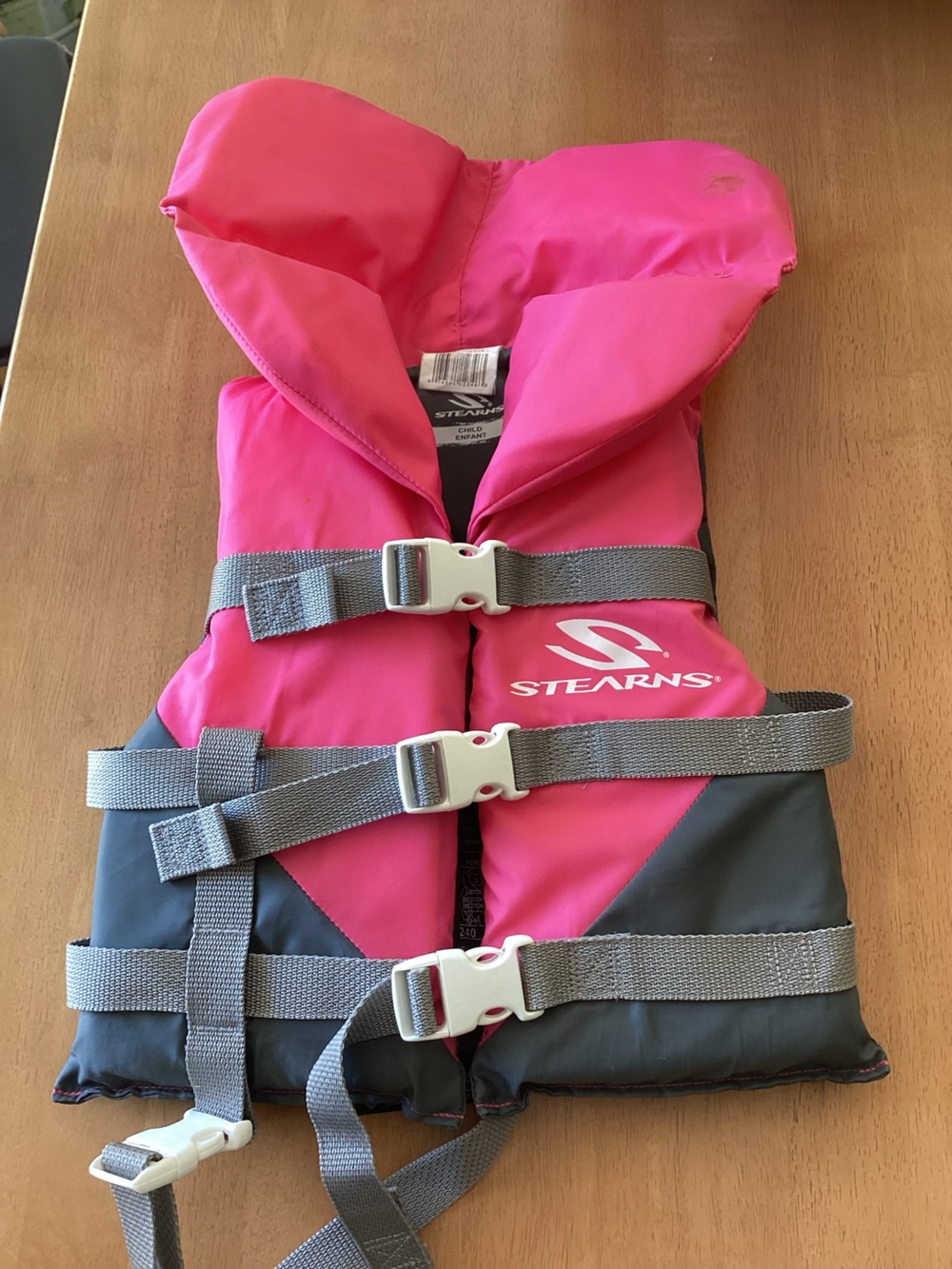 Kids Pink Life Jacket - Secure Fit Swim Vest